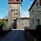 Dinkelsbühl :Bäuerlinsturm an der Stadtmauer