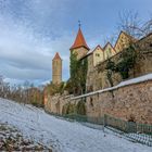 Dinkelsbühl - Dreikönigstürmlein und Grüner Turm