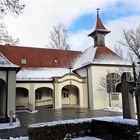 Dinkelsbühl : Friedhofskirche im Winterkleid