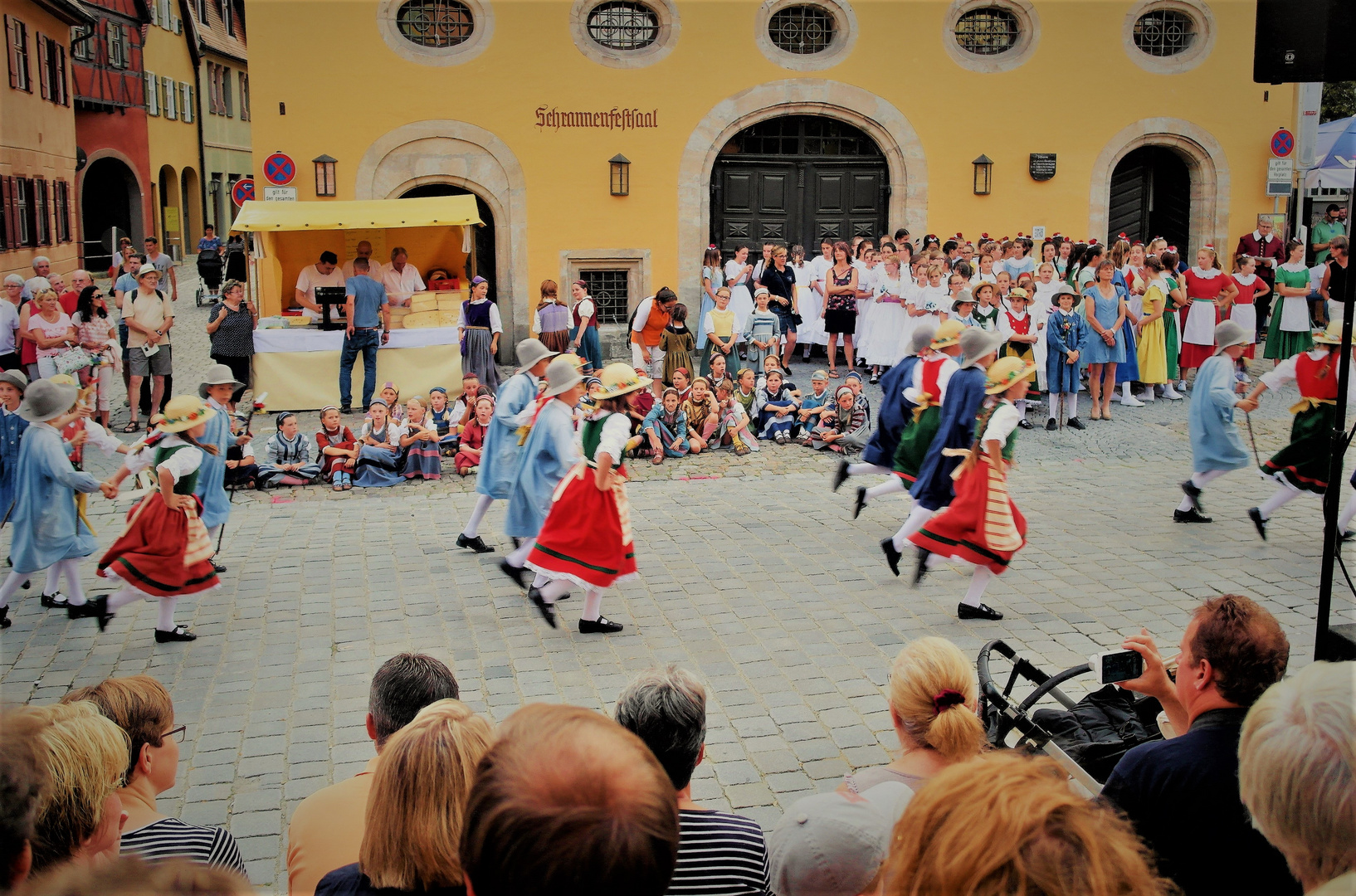 Dinkelsbühl Kinderzeche 2018 Kindergruppe Schäfertanz