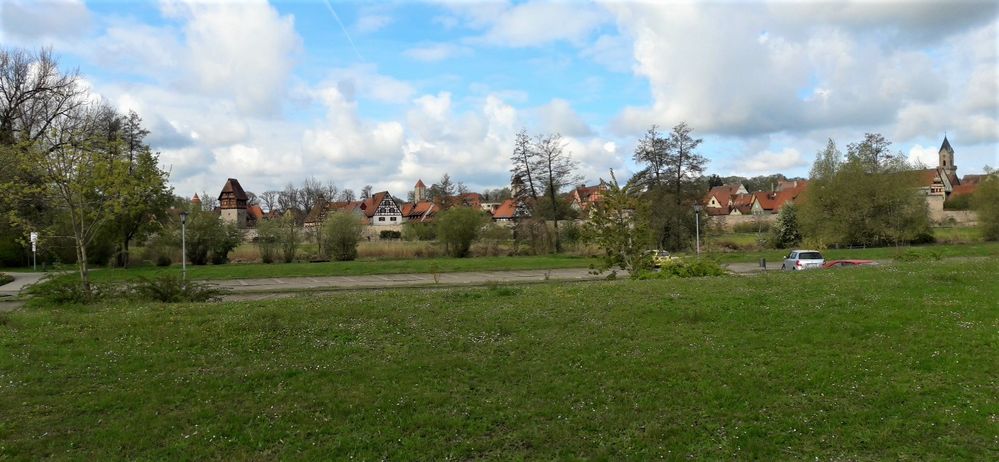 Dinkelsbühl : Schwedenwiese und Altstadt