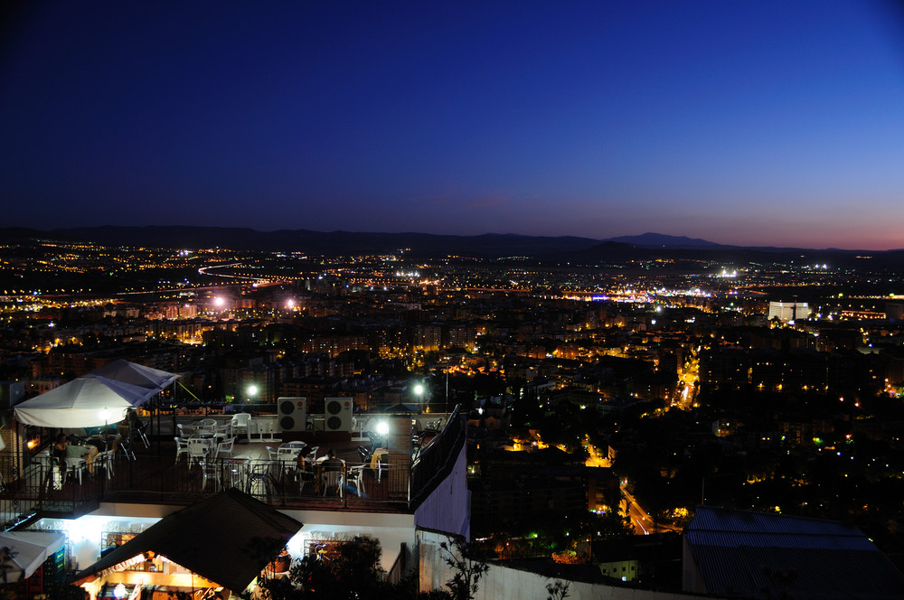 dinner above granada...