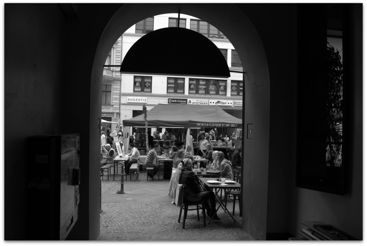 Dinner on the street