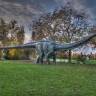 Dino beim Turm (Basel Bruderholz) - HDR