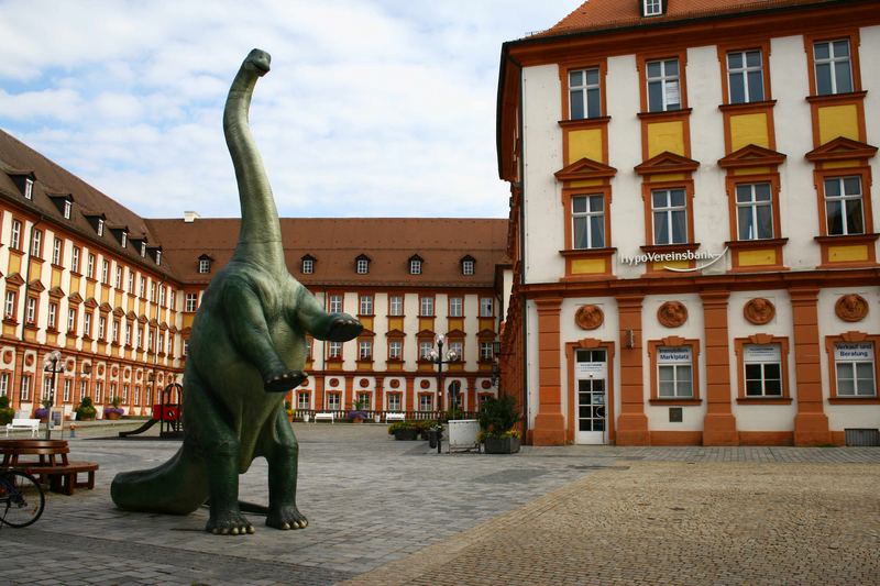 Dino in der Stadt