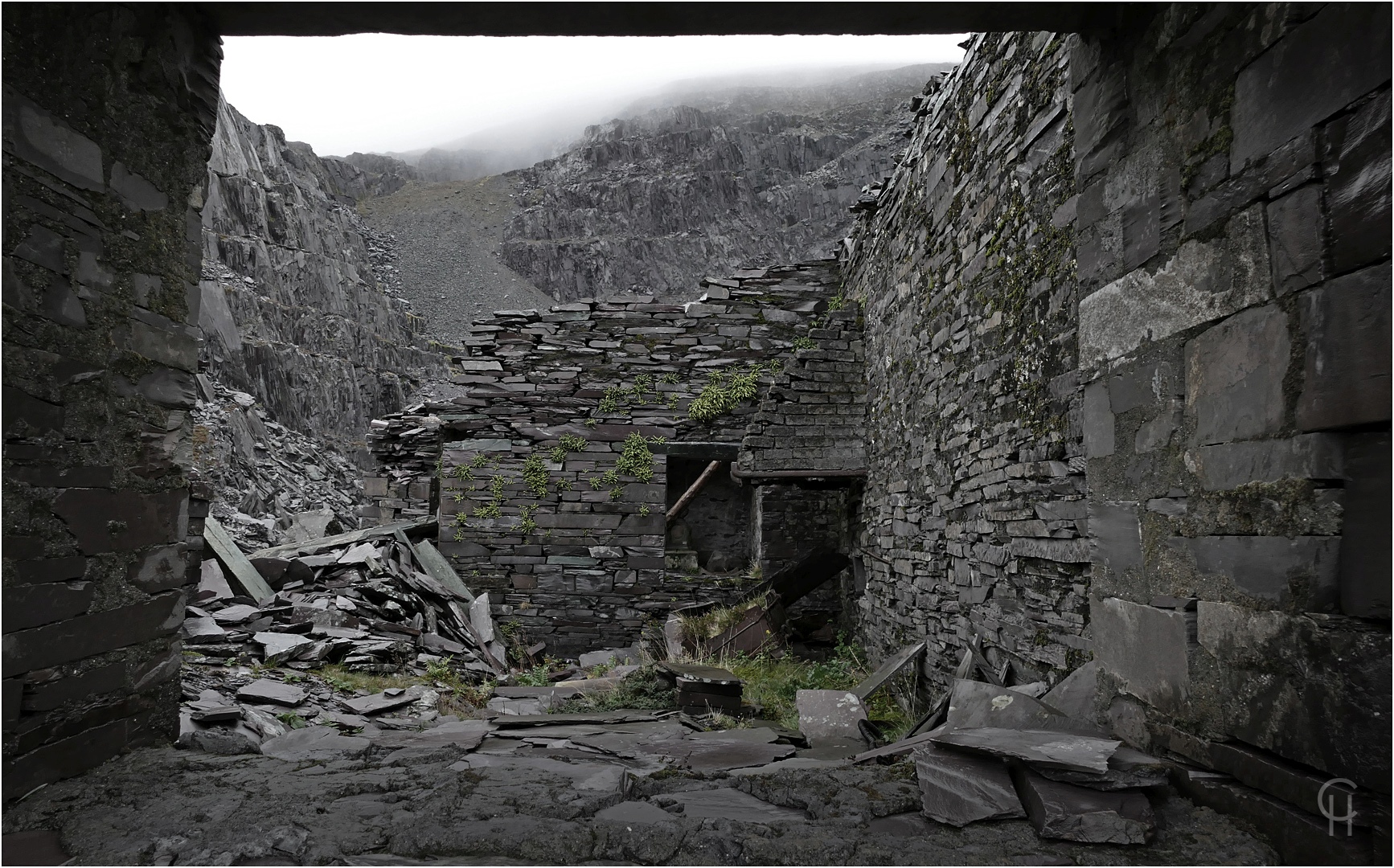 Dinorwig Slate Quarry Llanberis (Wales) Foto & Bild architektur