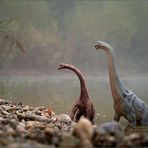 Dinos im Nebel