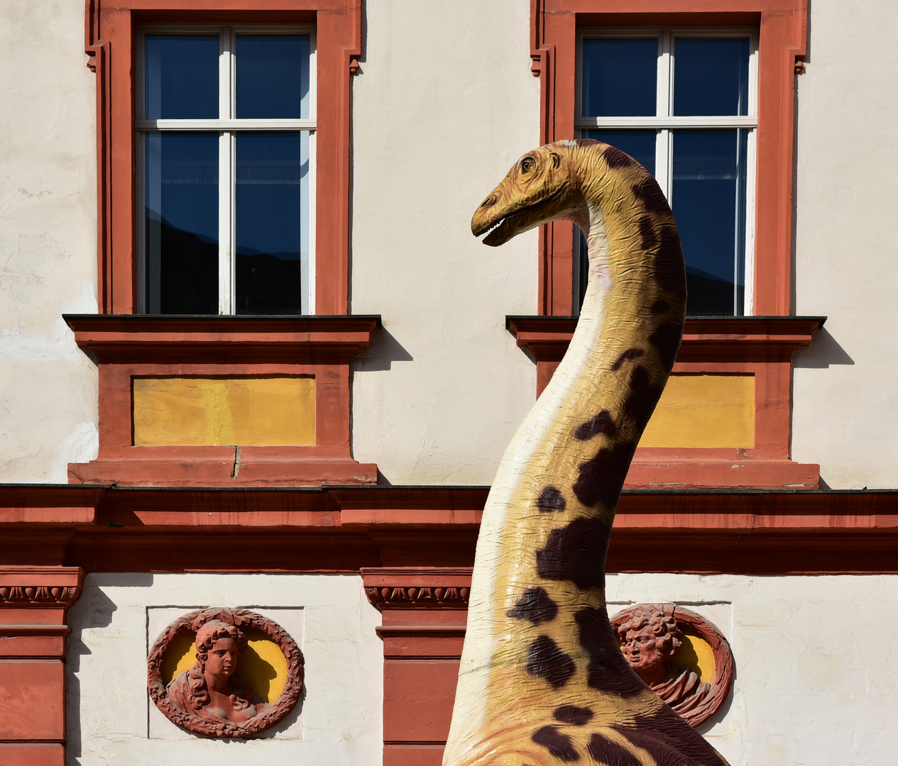 Dinos in der Innenstadt