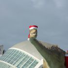 Dinosaur in the city