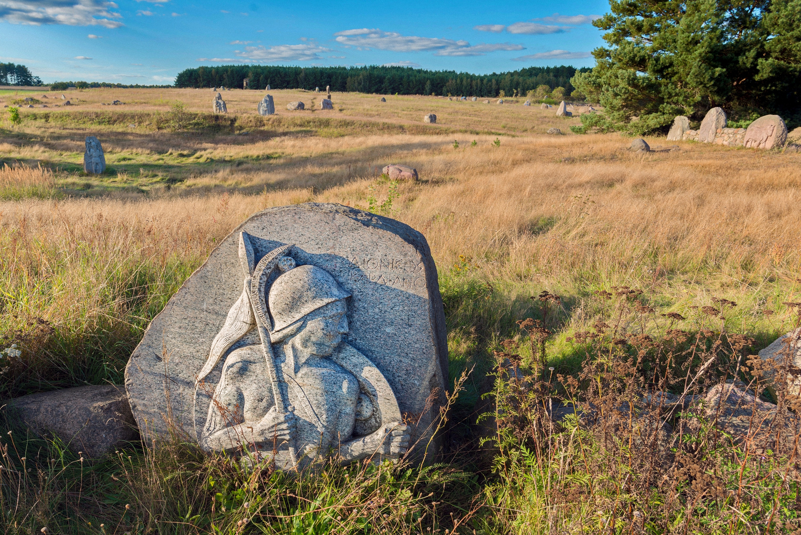 Dionysos im Findlingspark Henzendorf