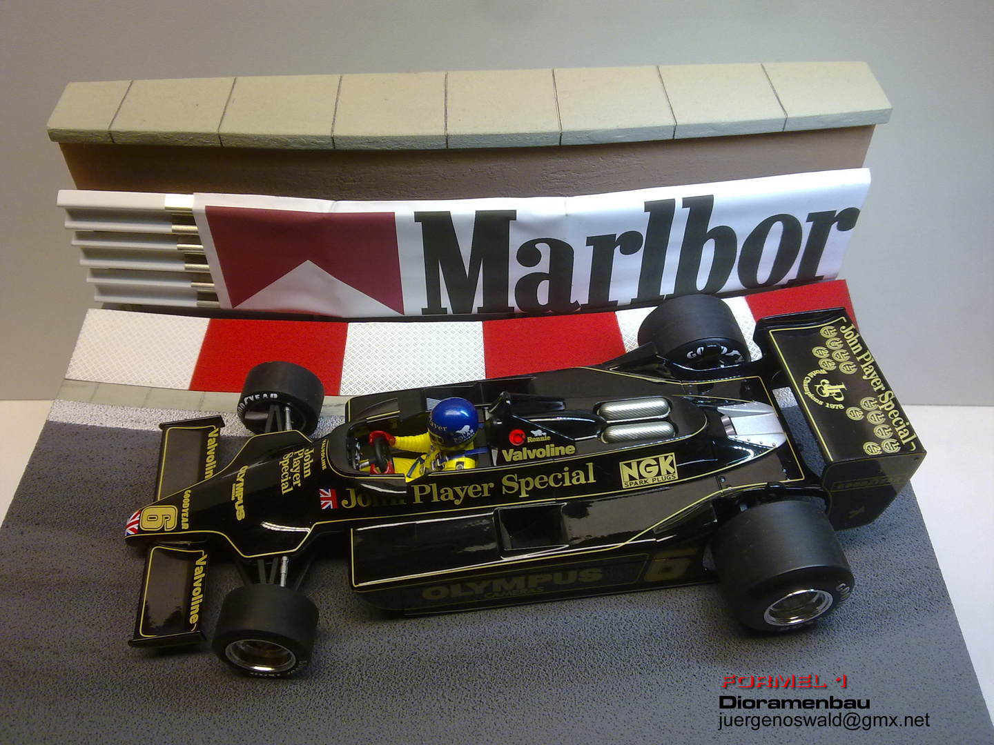 Diorama 1:18 Lotus 79 Peterson