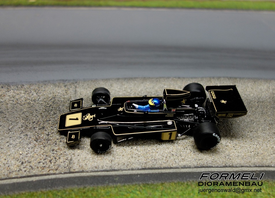 Diorama 1:43 GermanGP 74 Peterson