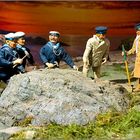 Diorama "Kong-Olaf-Stein" im Nordkapptunnel