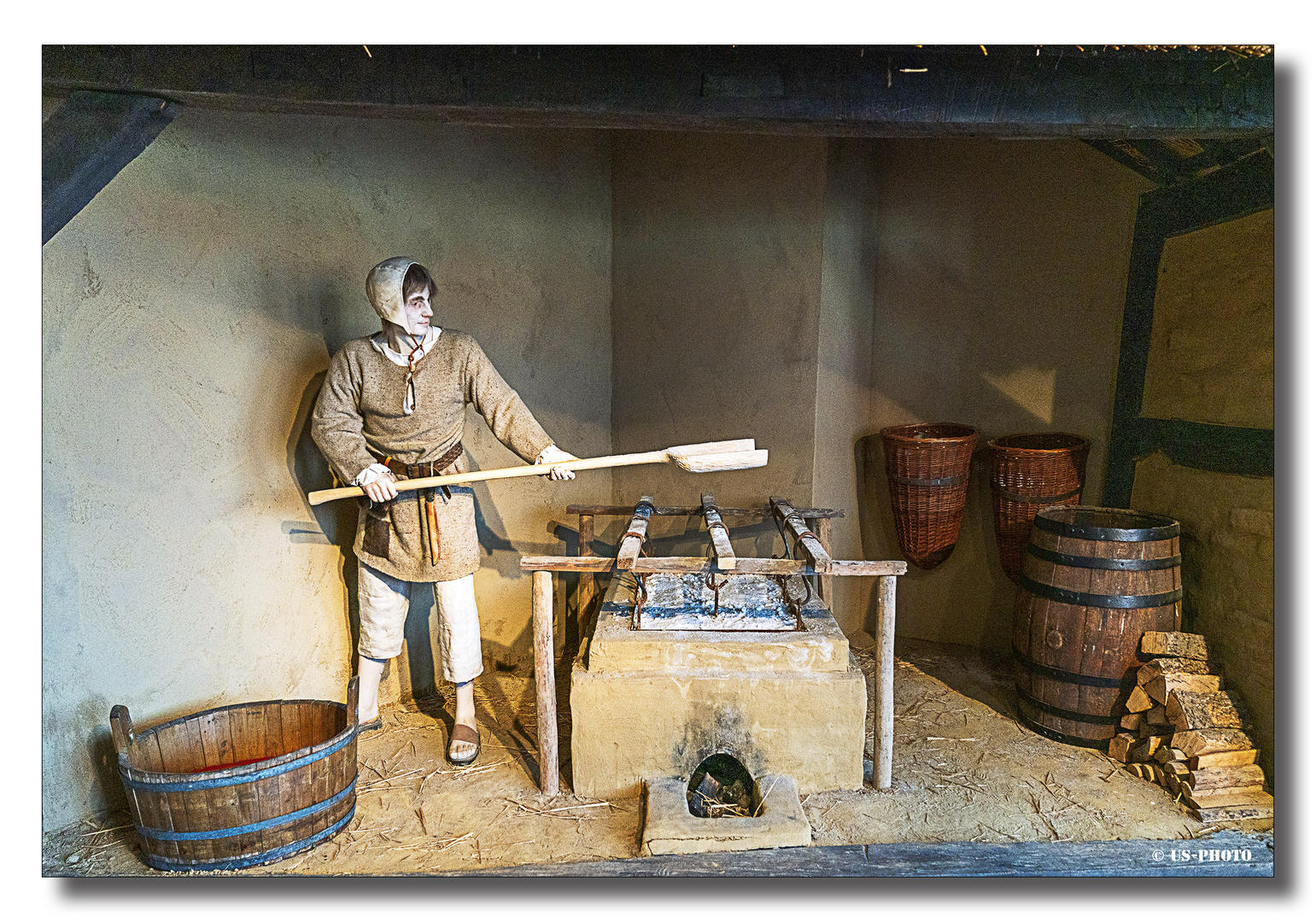 Diorama Salzgewinnung - Schloss Salder