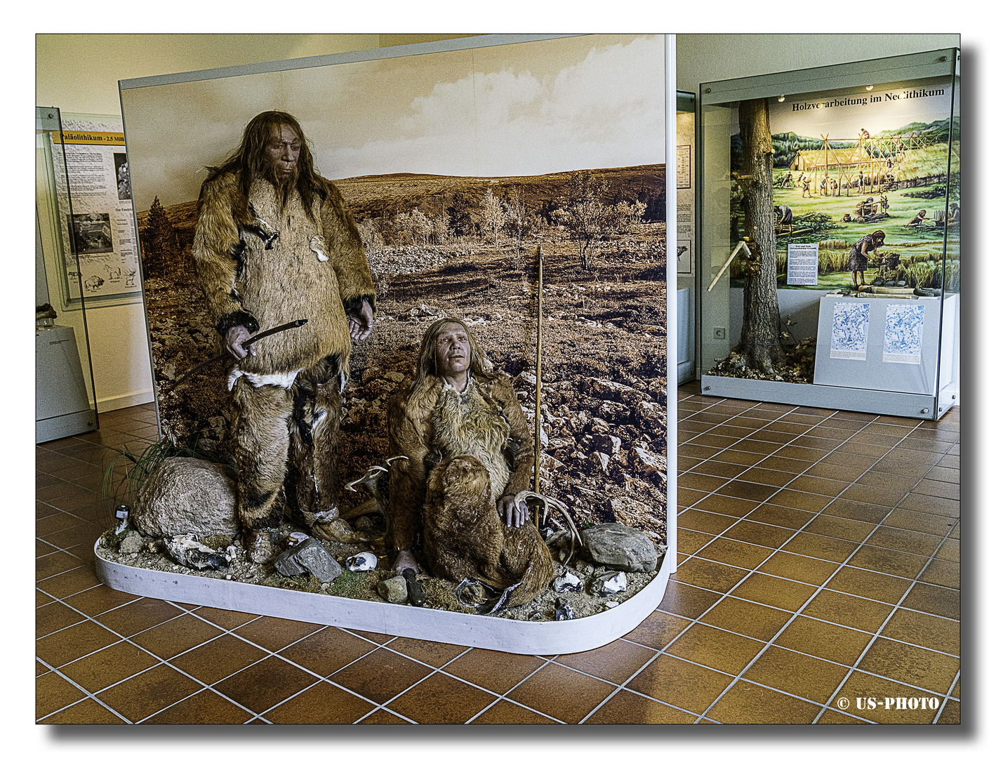 Diorama Steinzeit - Schlossmuseum Salder