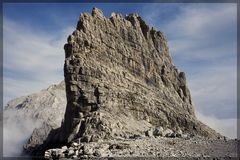 Direkt vor der Hütte