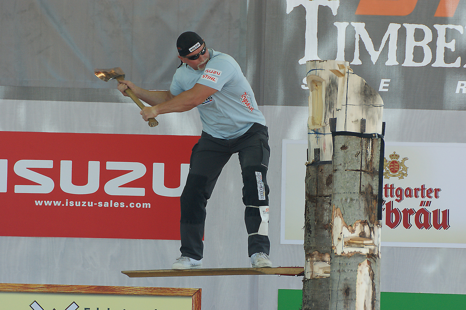 Dirk Braun bei der Deutschen Timbersports Meisterschaft 2010