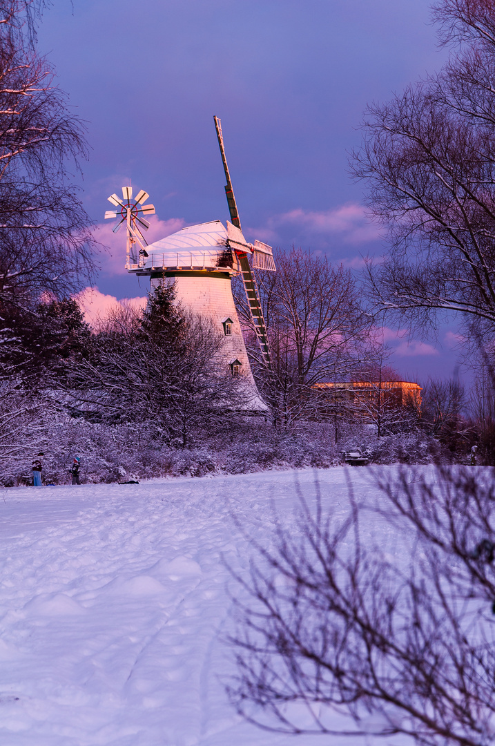 Dirkower Mühle im Winter