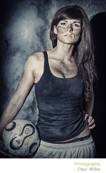 dirty Fußballportrait