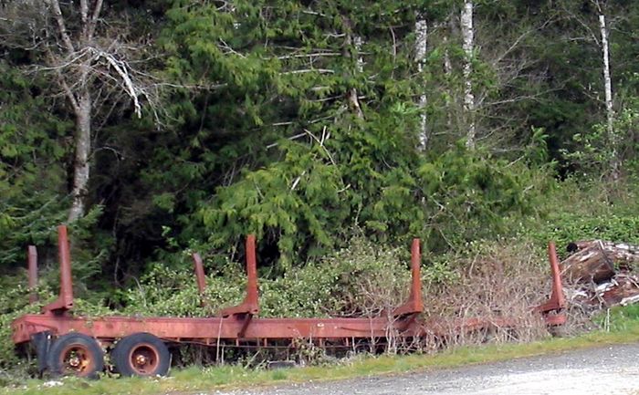 Discarded log carrier