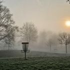 Discgolf im Nebel