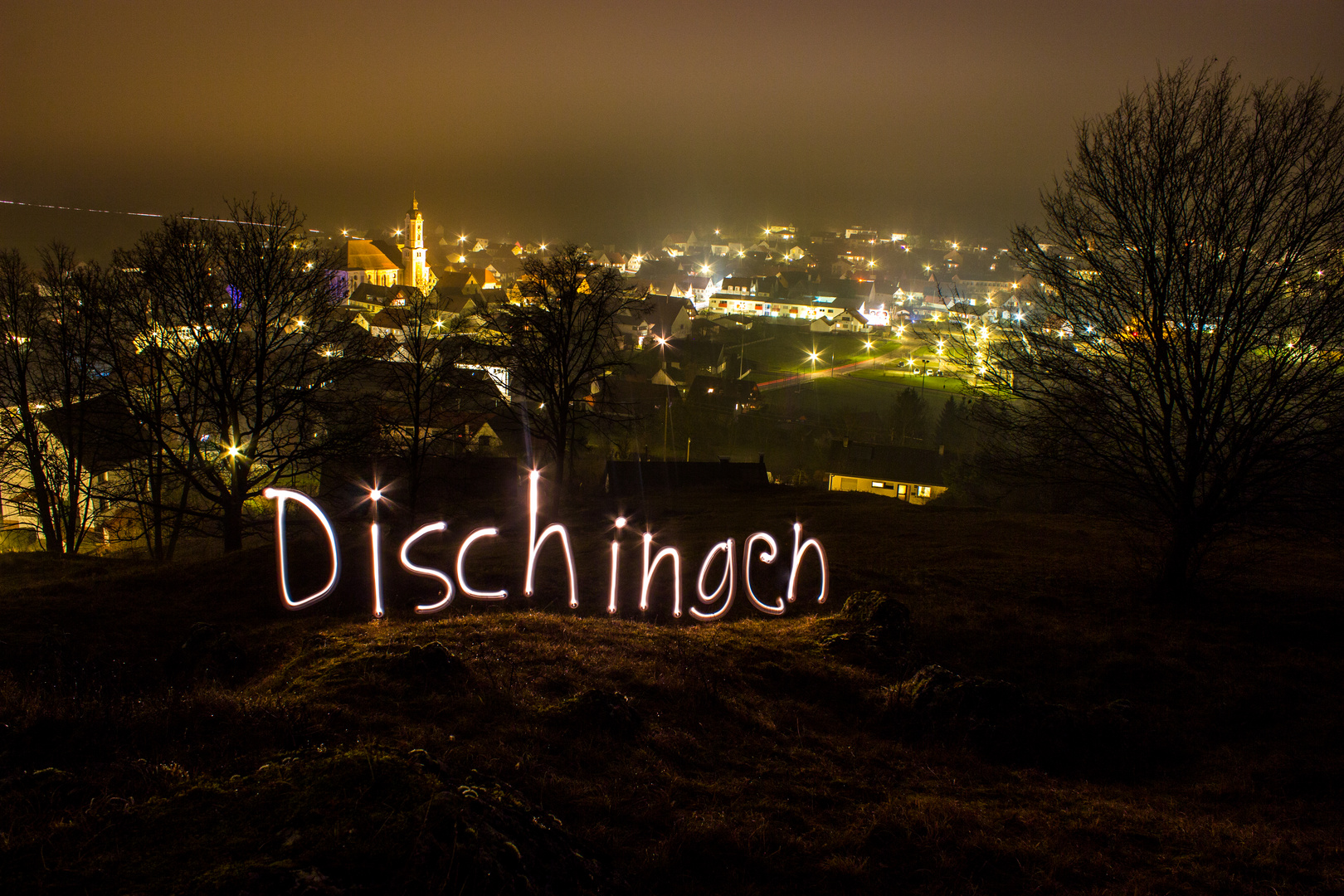 Dischingen bei Nacht