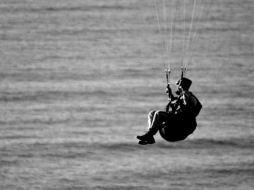 Disfruta del viento, para el tiempo, no hay miedo, es un momento