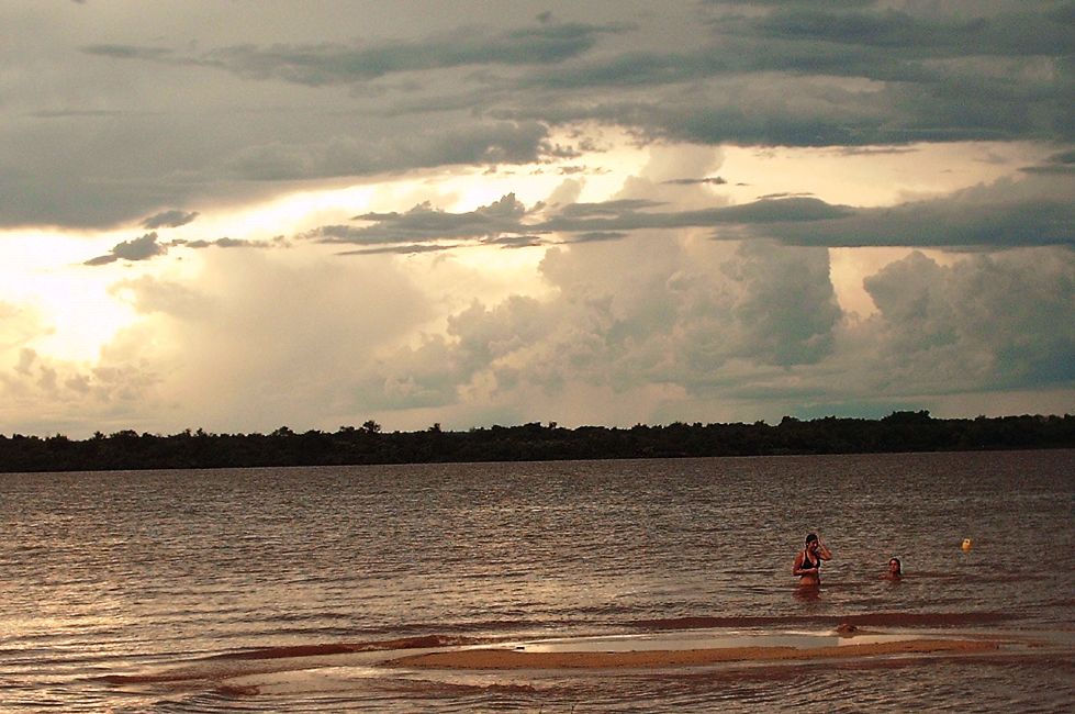 Disfrutando siempre la playa.