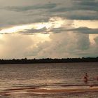 Disfrutando siempre la playa.