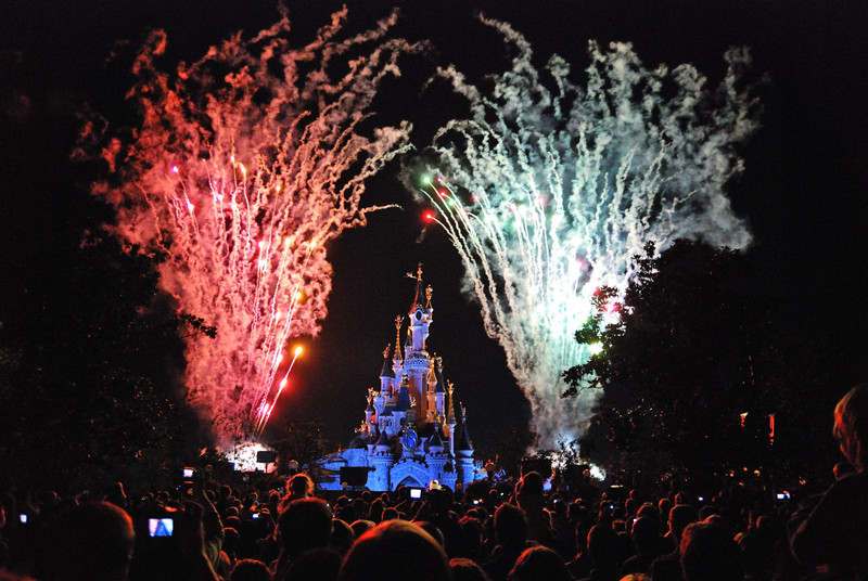 Disney Feuerwerk in Paris