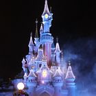 Disney Schloss in Nebel