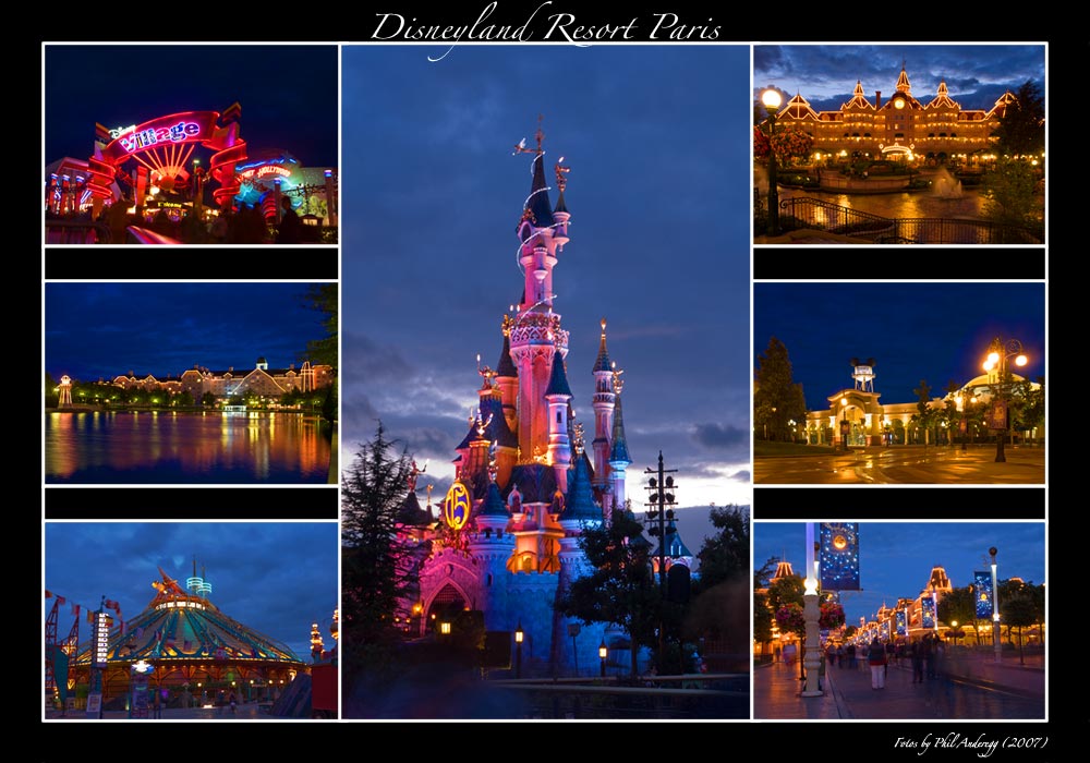 Disneyland Paris @ night