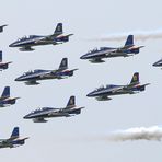 Display der Frecce Tricolori