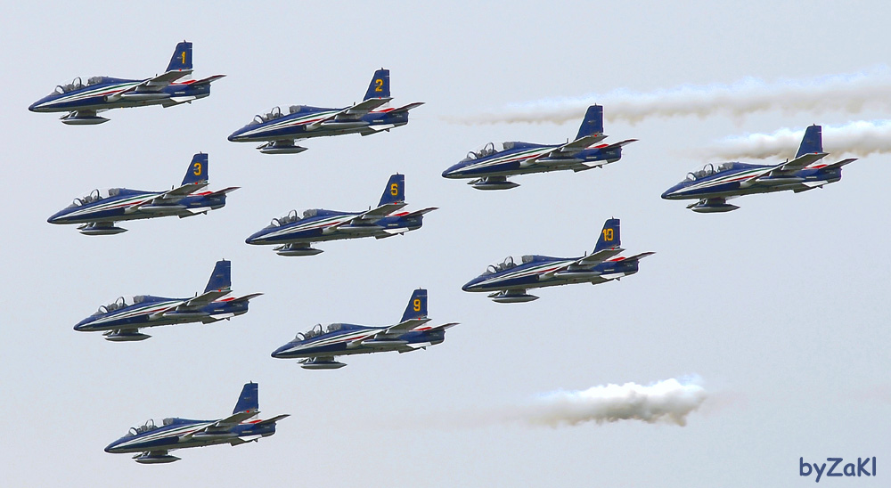 Display der Frecce Tricolori