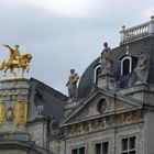 Display of statuary Brussels Grand Platz