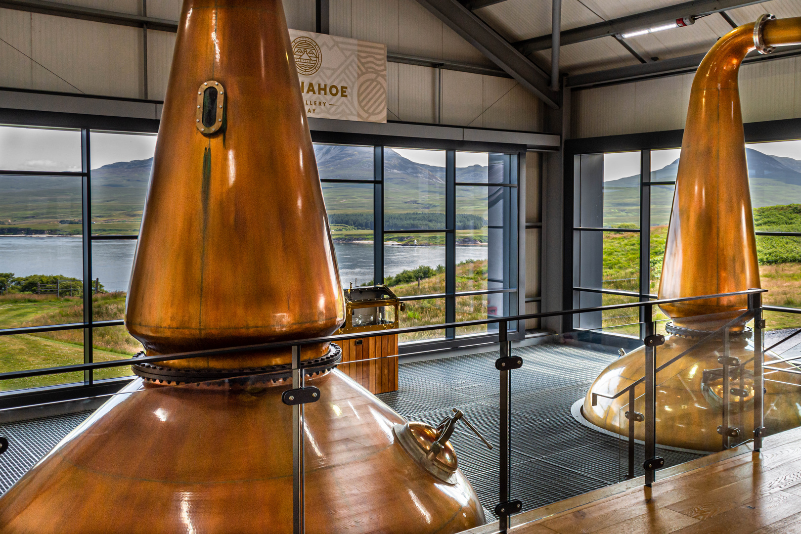 Distillery with a view