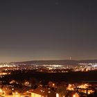 Ditzingen und Stuttgart bei Nacht