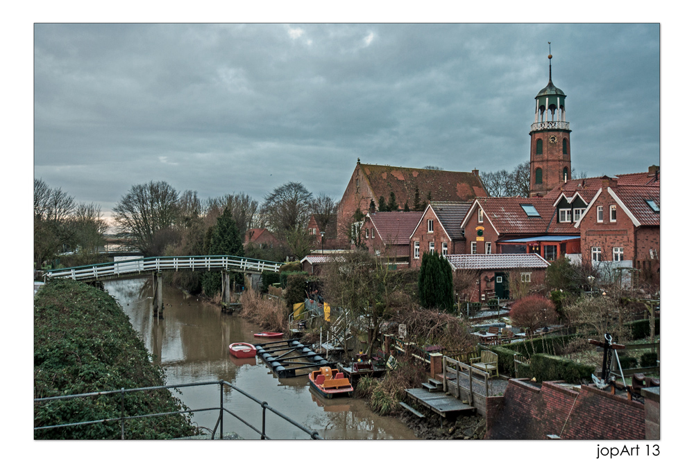 Ditzum-Siel und Sielbrücke...