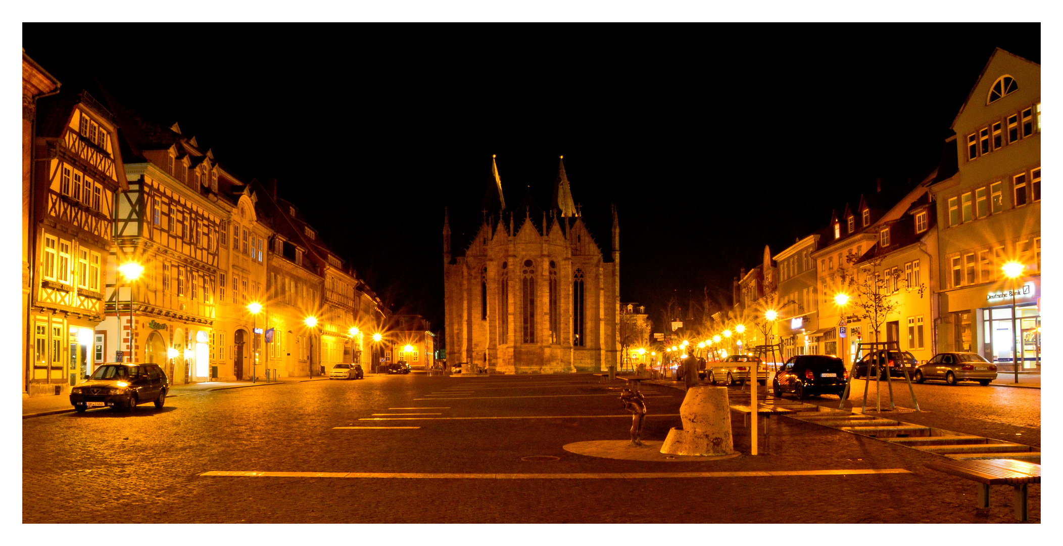 Divi Blasii Kirche bei Nacht