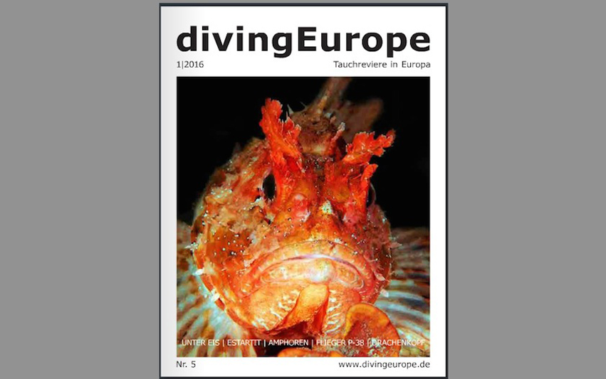 divingeurope Ausgabe Nr. 5 - 1|2016