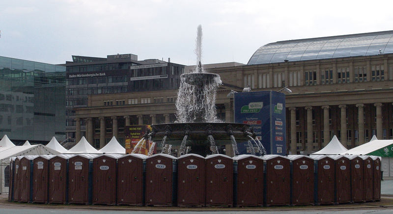 Dixi's mit Wasserspülung?