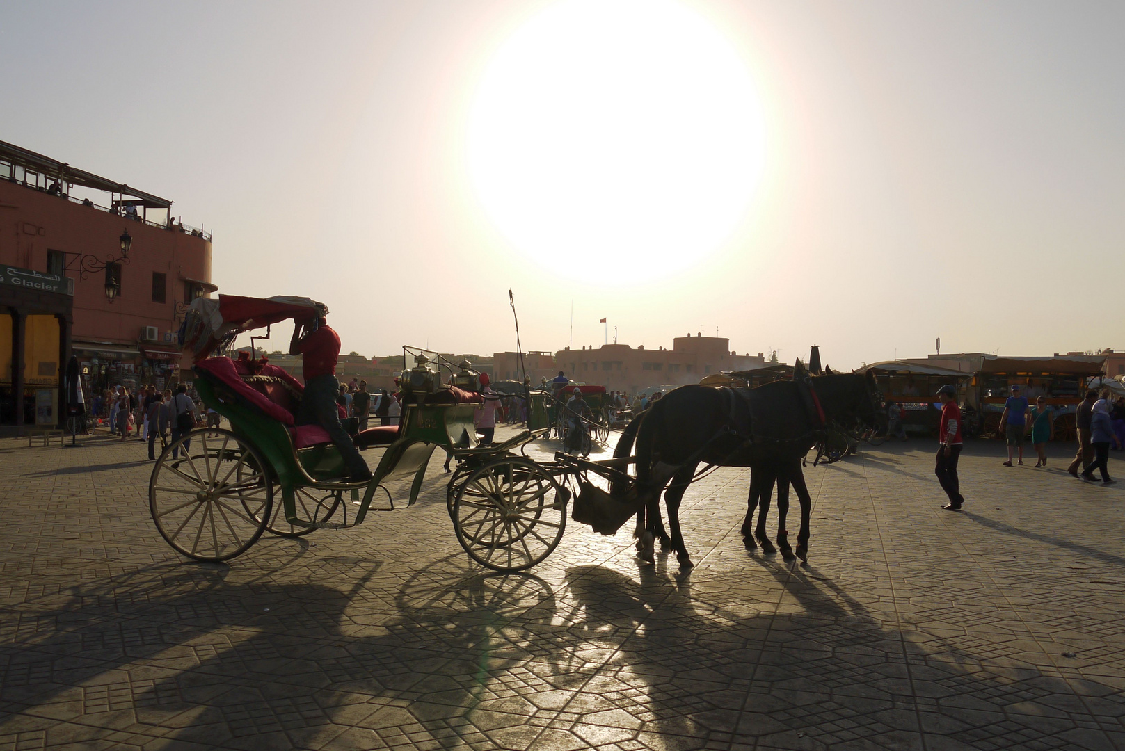 Djemaa El Fna .... im Abendlicht