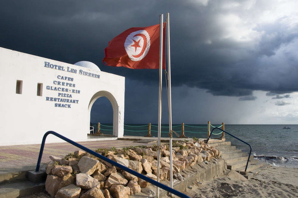 Djerba kurz vor dem Hagel