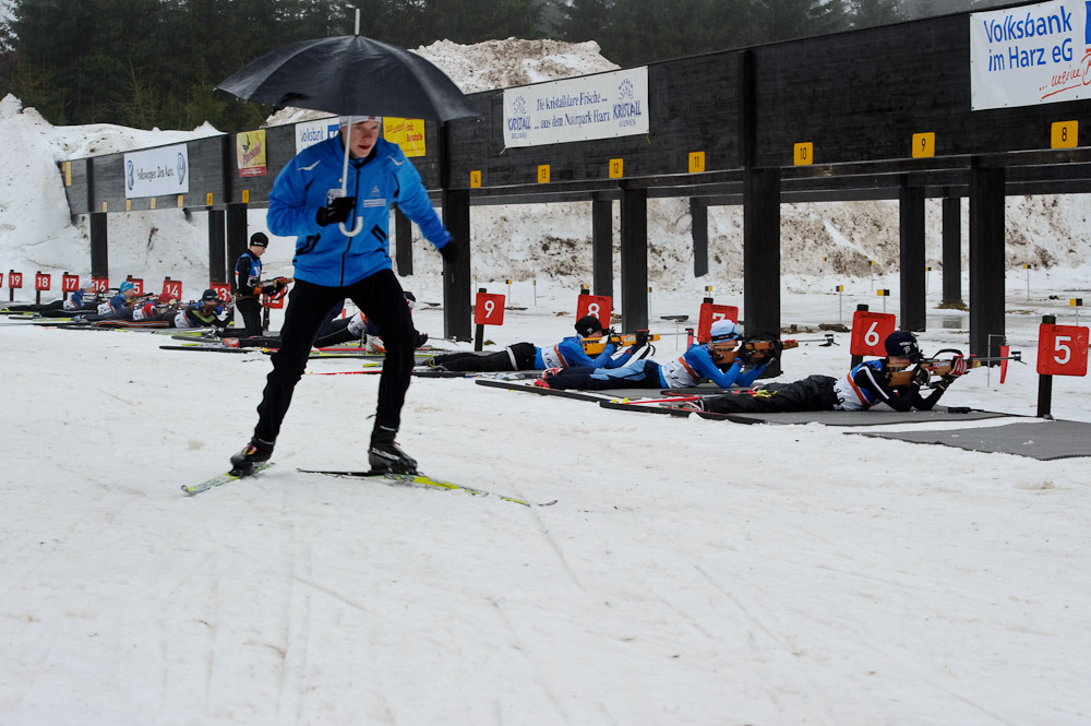 DJM Biathlon in Clausthal-Zellerfeld - Regen...