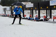 DJM Biathlon in Clausthal-Zellerfeld - Regen...