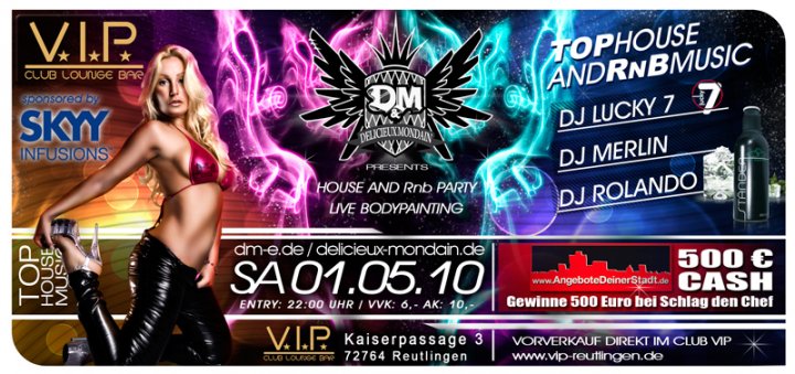 D&M Party der neue Flyer