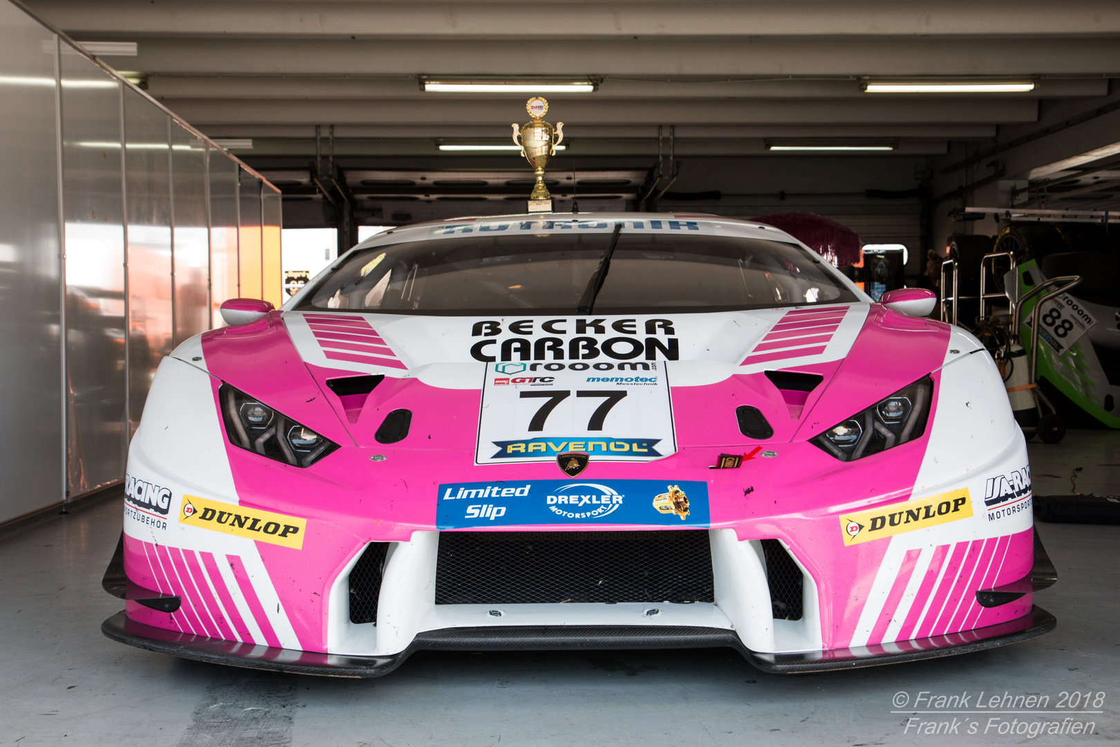 DMV GTC Auftakt in Hockenheim, April 2018 - Lamborghini Huracan Alzen/Weidt #77