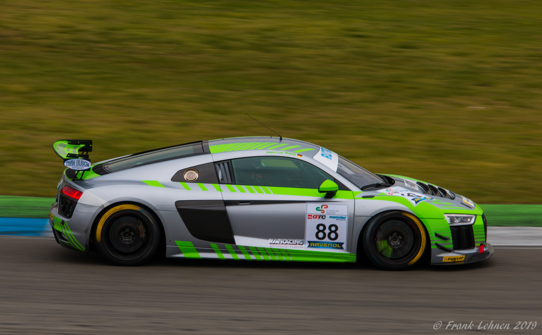 DMV GTC (Preis der Stadt Stuttgart 2019) am Hockenheimring - Audi R8, Jean-Luc Weidt, #88