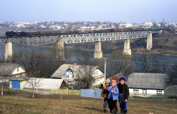 Dnestr Brücke  bei  Zalestyky