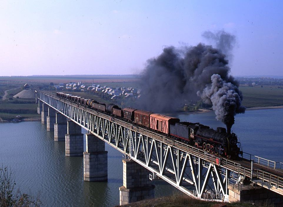 Dnestr- Brücke in Kamenetz. Podolsky